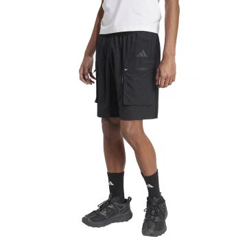 Pantaloni scurti cargo cu snur de ajustare