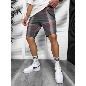 Pantaloni scurti casual carouri 13327
