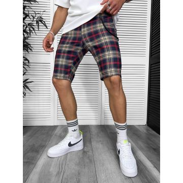 Pantaloni scurti casual carouri 13329