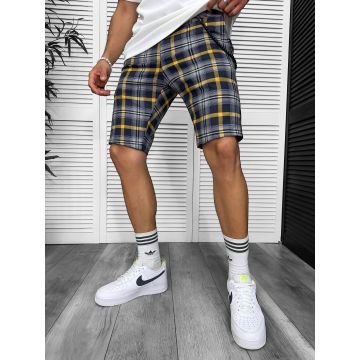 Pantaloni scurti casual carouri 13330