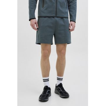 Pantaloni scurti cu buzunare laterale cu fermoar si snur