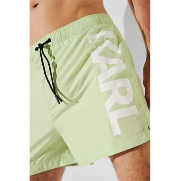 Pantaloni scurti de baie cu logo supradimensionat