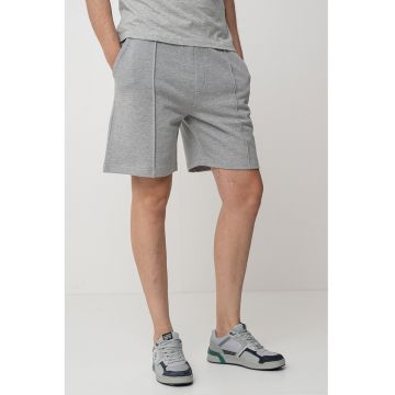 Pantaloni scurti de bumbac cu buzunare laterale
