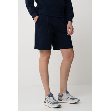 Pantaloni scurti de bumbac cu buzunare laterale