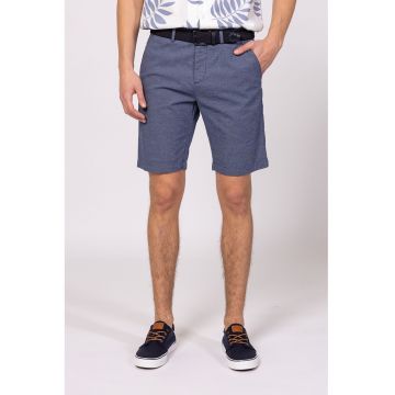Pantaloni scurti din amestec de bumbac cu o curea Walker
