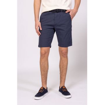 Pantaloni scurti din amestec de bumbac cu o curea Walker