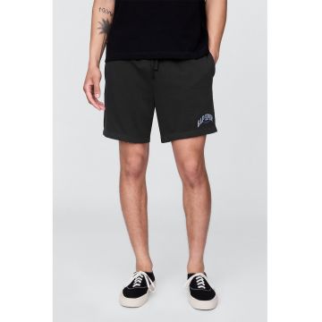Pantaloni scurti din amestec de bumbac cu snur de ajustare in talie