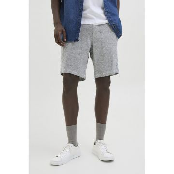 Pantaloni scurti din amestec de in
