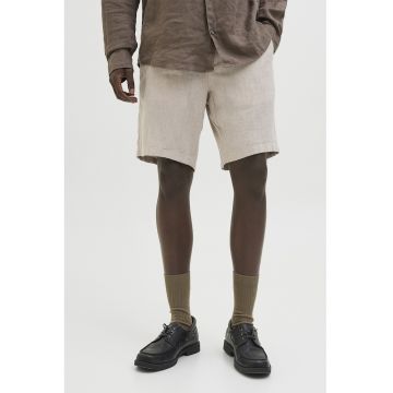 Pantaloni scurti din amestec de in