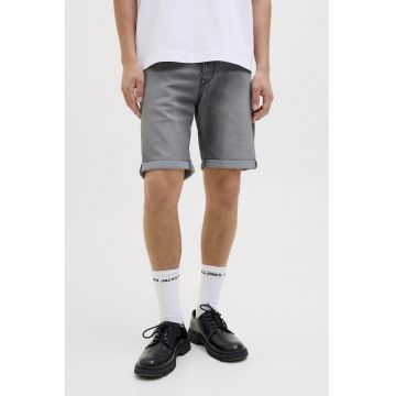 Pantaloni scurti din denim cu aspect decolorat