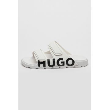 Papuci cu logo si design cu velcro