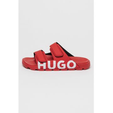 Papuci cu logo si design cu velcro