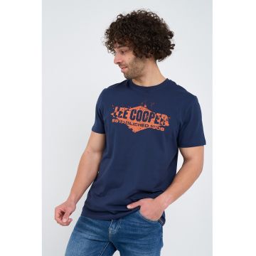 Tricou cu logo contrastant