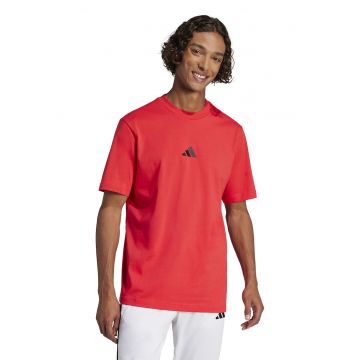 Tricou din bumbac cu broderie logo