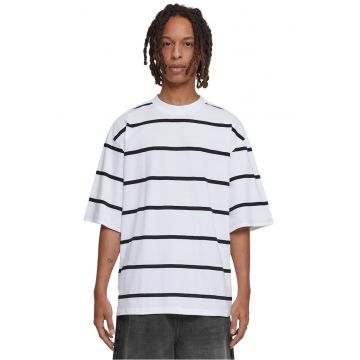 Tricou supradimensionat cu model in dungi