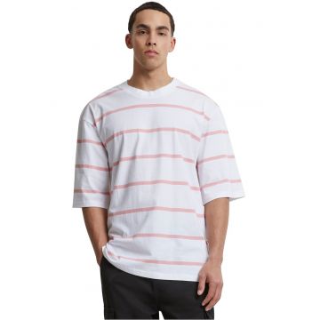 Tricou supradimensionat cu model in dungi
