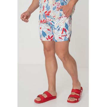 Pantaloni scurti de baie cu talie ajustabila