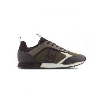 Pantofi sport  pentru Barbati - black white suede - X8X027-XK347-T987 - Negru