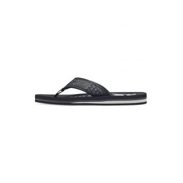 Papuci flip-flop cu imprimeu logo