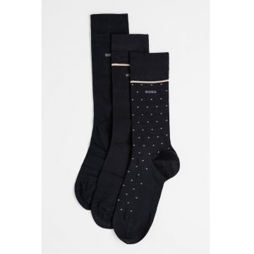 Set de sosete lungi cu logo - 2 perechi