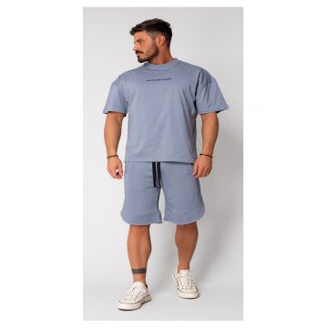 Set Kobe II tricou si pantalon scurt Oversized Grey 15818