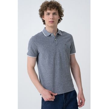 Tricou polo din amestec de in