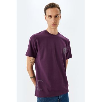 Tricou regular fit din bumbac