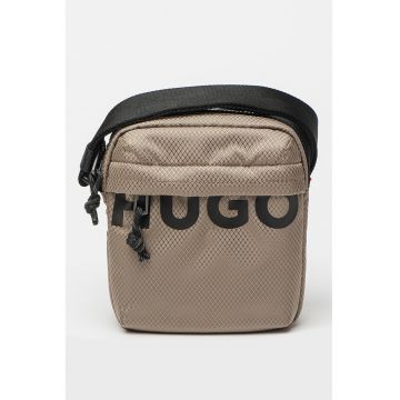 Geanta crossbody cu imprimeu logo Shaun