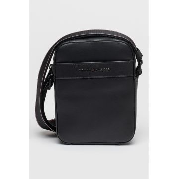 Geanta crossbody din piele ecologica cu logo discret