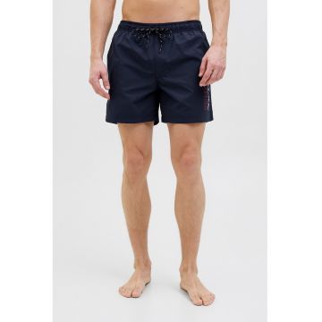 Pantaloni scurti de baie cu imprimeu logo lateral