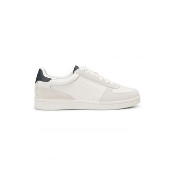 Pantofi sport de piele intoarsa si piele peliculizata