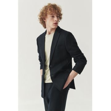 Sacou regular-fit din in