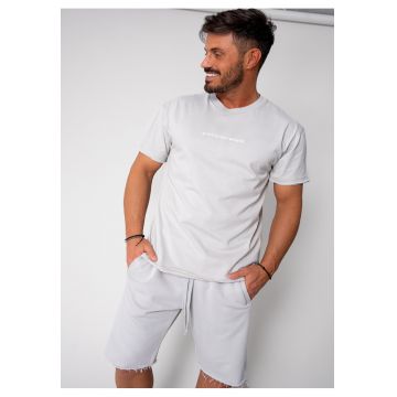 Set Axis tricou si pantalon scurt Grey 15853