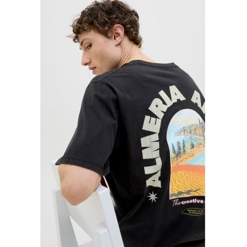 Tricou din bumbac cu imprimeu pe partea din spate