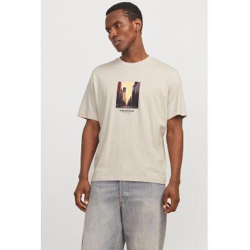 Tricou relaxed fit de bumbac cu imprimeu
