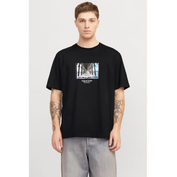 Tricou relaxed fit de bumbac cu imprimeu