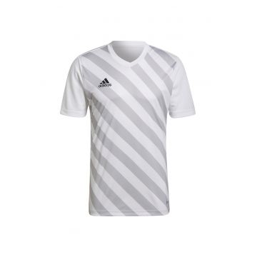 Tricou sport barbati  Entrada 22 - Poliester - Alb/Gri
