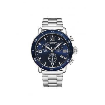 Ceas cronograf cu o bratara din inox DualMode 4040