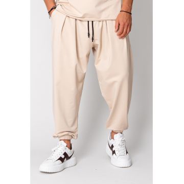 Pantaloni lung Baggy Light Beige 15673
