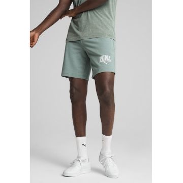 Pantaloni scurti din amestec de bumbac cu logo