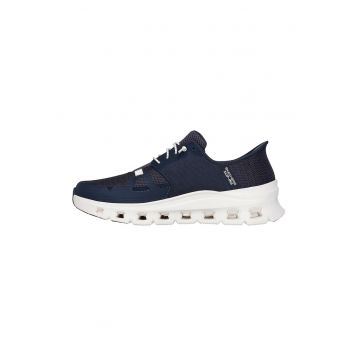 Pantofi sport slip-on din material textil cu garnituri sintetice Glide Step Pro