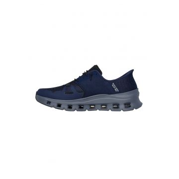 Pantofi sport slip-on din material textil cu garnituri sintetice Glide Step Pro