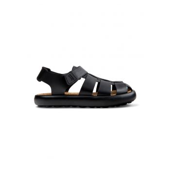 Sandale de piele cu bareta velcro