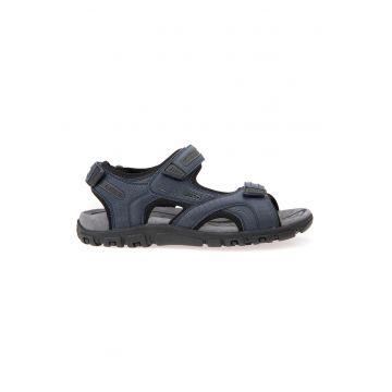 Sandale de piele ecologica cu velcro