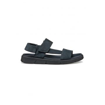 Sandale de piele nabuc cu velcro