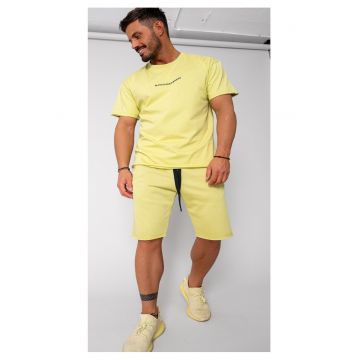 Set Axis tricou si pantalon scurt Lime Green 15874