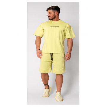 Set Kobe II tricou si pantalon scurt Oversized Lime Green 15822