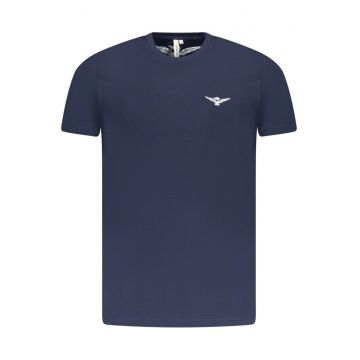Tricou barbati - cu imprimeu - Regular fit - Bleumarin