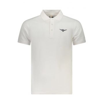 Tricou polo barbati - din bumbac - cu mini imprimeu - Regular fit