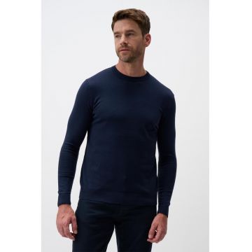 Bluza uni slim fit - Bleumarin -